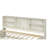 Twin Size Bed Frame With Side Bookshelves, Two Drawers And Built-In Usb Port-1505240148