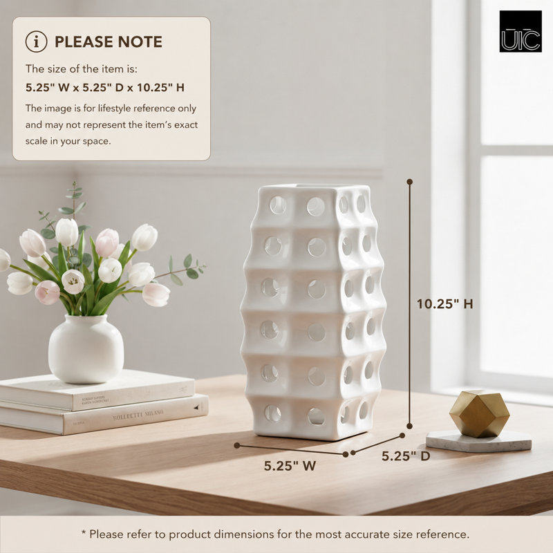 Vase de table en céramique, Grand