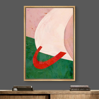 " Side View Of Red Handle Coffee Mug "