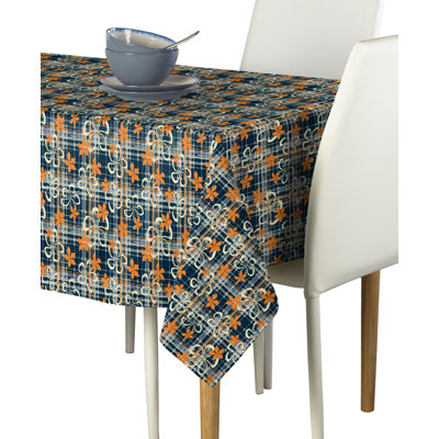 Mcatee Floral Plaid Tablecloth