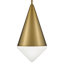 Luminaire suspendu simple à 1 lumière Gilroy-641378987