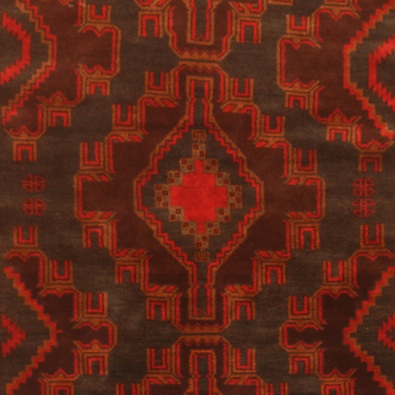 Tapis bleu marine / rouge Dakira
