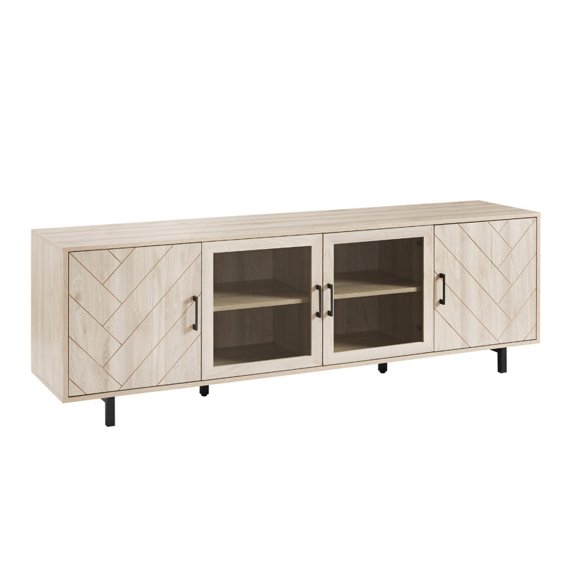 Meuble télé 70 po Modern Scandinavian, Brun