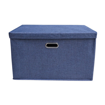 Storage Fabric Boxes With Lids And Handles Premium Cubes Fabric Storage Bin