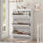  Shoe Cabinet with 3 Flip Drawers, Wooden Shoe Cabinet with Adjustable Shelf, Shoe Storage for Entryway, Hidden Shoe Cabinet for Hallway, Living Room, White-1708437981