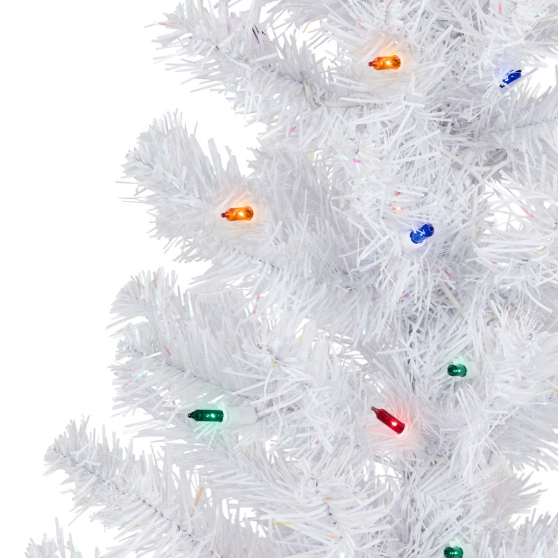 36' H Lighted Artificial Pine Christmas Tree