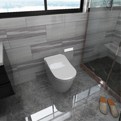 Toilette intelligente avec siège chauffant intégré