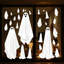 Décoration de fenêtre d'Halloween d'Halloween - Décalcomanie de 25,6 po à double face fantôme blanche, décorations d'Halloween effrayantes pour miroir en verre, 3 feuilles
