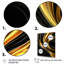 Abstrait or liquide et tourbillon noir - spirales abstraites, art mural-1673631068-1673631056