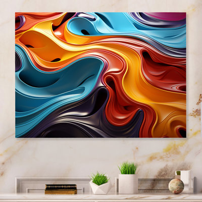 «Multicolor Op Art Fluid Mirage» sur
