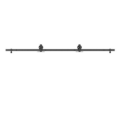 Steel Barn Door Hardware Kit Standard Single