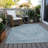Machine Washable Indoor/Outdoor Chayden ACN1104 Sky Rug-100136593