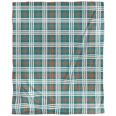 Polyester Plaid Duvet Cover