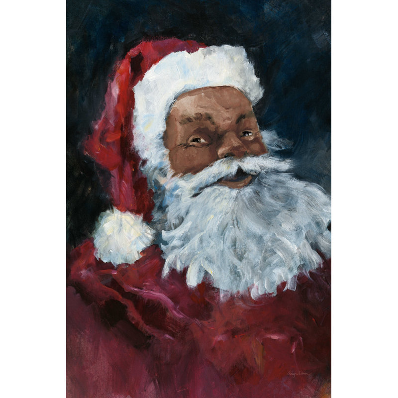 Récolte Jolly Santa II, H 18 po x l 12 po, Non, Cadre flottant doré