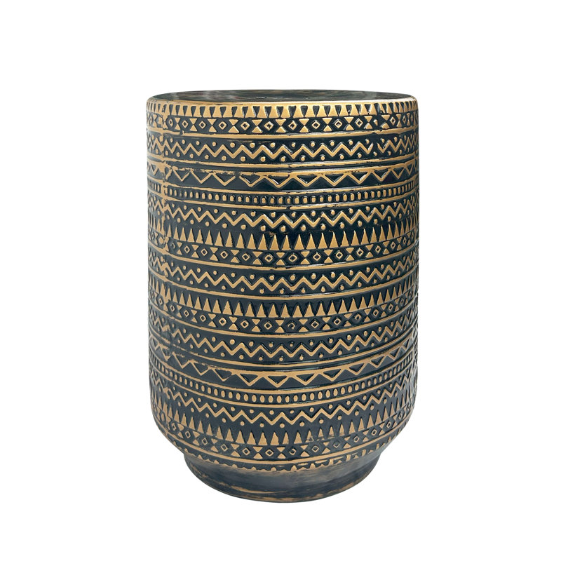 Retro ceramic stool, Bronze