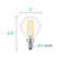 Equivalent E12/Candelabra Dimmable LED Bulb