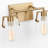 Crofton Bathroom Bedroom Wall Fixture With Clear Crackle Glass Shade-112738088-112738086-112738092