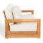 Montford Teak Patio Sofa with Cushions-684620541