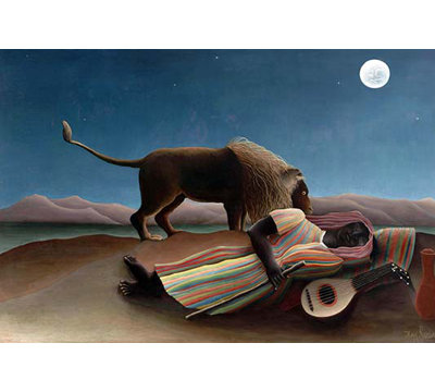 " Sleeping Gypsy " by Henri Rousseau