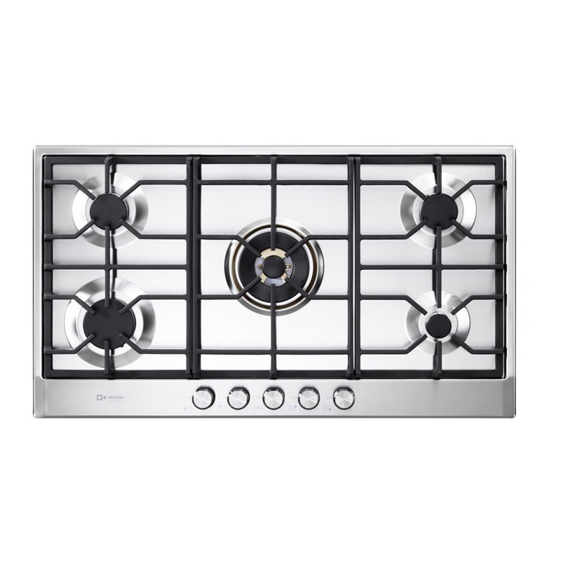 35.4375" Gas Cooktop with 5 Burners