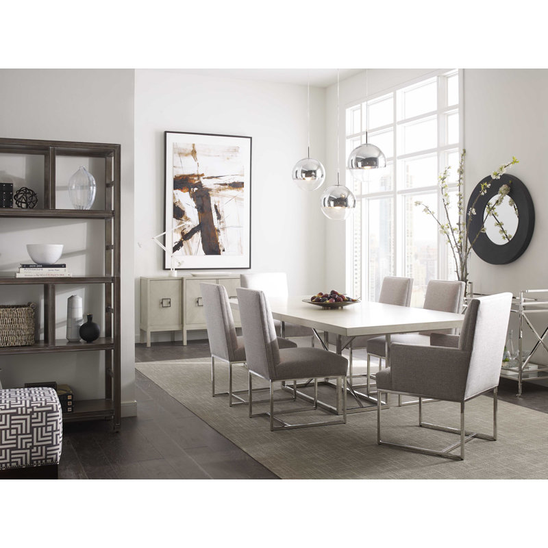 Colton Arm Chair, Polyester Blend Kennelly Snow