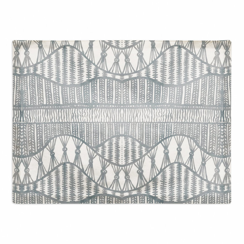 Napperon en coton, Bleu