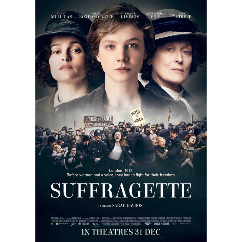 Suffragette, H 24 po x l 17 po