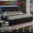 Upholstered Bed Frame with 4 Storage Drawers,LED Headboard,Heavy Duty Wood Slat Support-1996569240-1996569252
