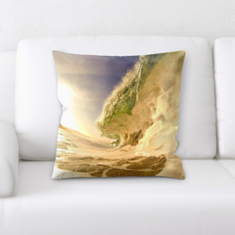Go Pro Microsuede Reversible Throw Pillow
