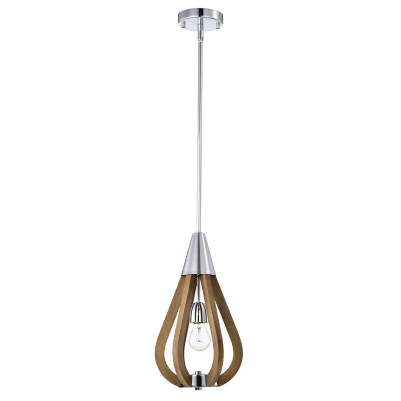 Finition de grain de bois de style Maditeranean de 8 pouces avec 1 lumière Vissente