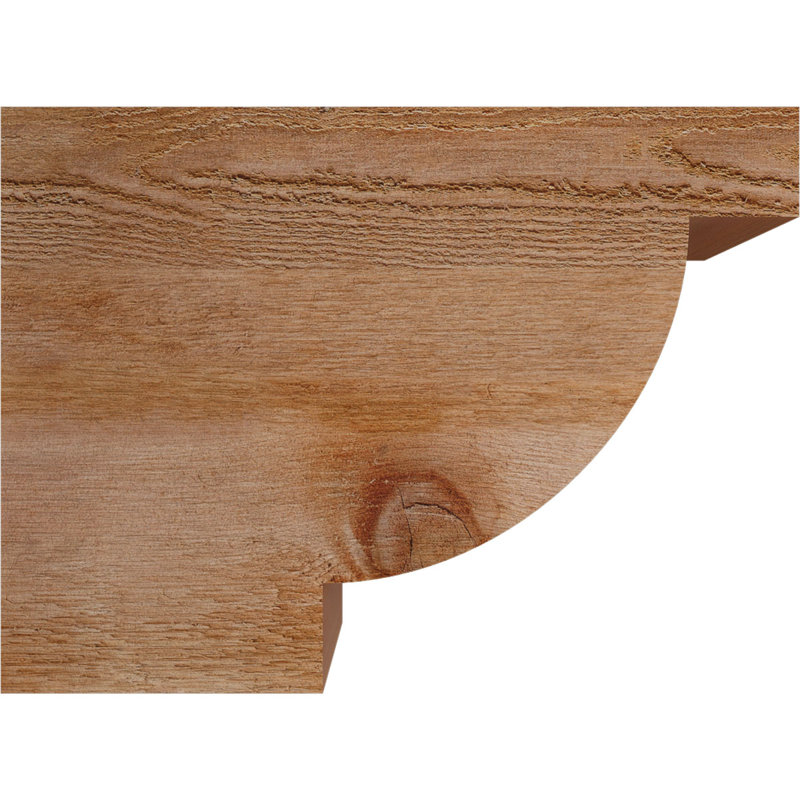 Alpine Rough Sawn, Cèdre rouge, H 12 po x l 16 po x P 4 po
