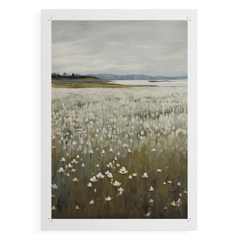 Paysage rétro XXXII - impression sur toile seulement - NON encadrée, H 18 po x l 12 po