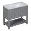 Meuble-lavabo 36 po avec lavabo encastré-100914204