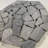 Gray Flat Honeycomb Pebble Mosaic 9.84”x11.81”
