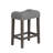 4 Piece Bar Table Set With Power Outlet,Bar Table Set With Chairs,Sofa Bar Table With Stools,Behind Couch Table With 3 Padded Stools,For Living Room,Dining Room, Dark Grey