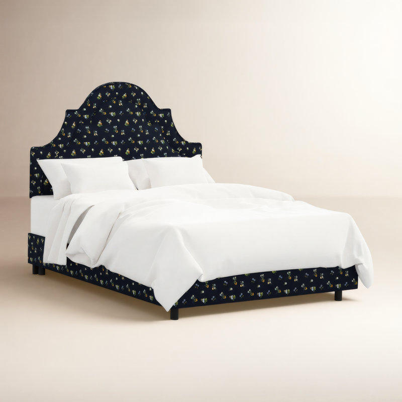 Marion Bed In Ditsy Dahlia Navy, Twin, Ditsy Dahlia Navy