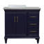 Ensemble de meuble-lavabo simple 37 po Liddington-1864710311