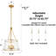 Luminaire suspendu moderne de luxe 4 lumières avec abat-jour en verre tapara-1814331172-1814331193