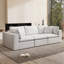Canapé modulaire en nuage blanc sans chenille Kreyton Boneless-1646582382