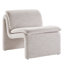 Fauteuil d'appoint rembourré sans accoudoirs Lume Boucle-106273817