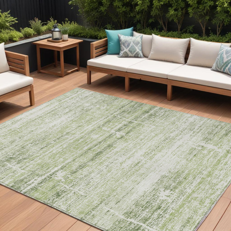 Tapis tissé à la machine HomeRoots