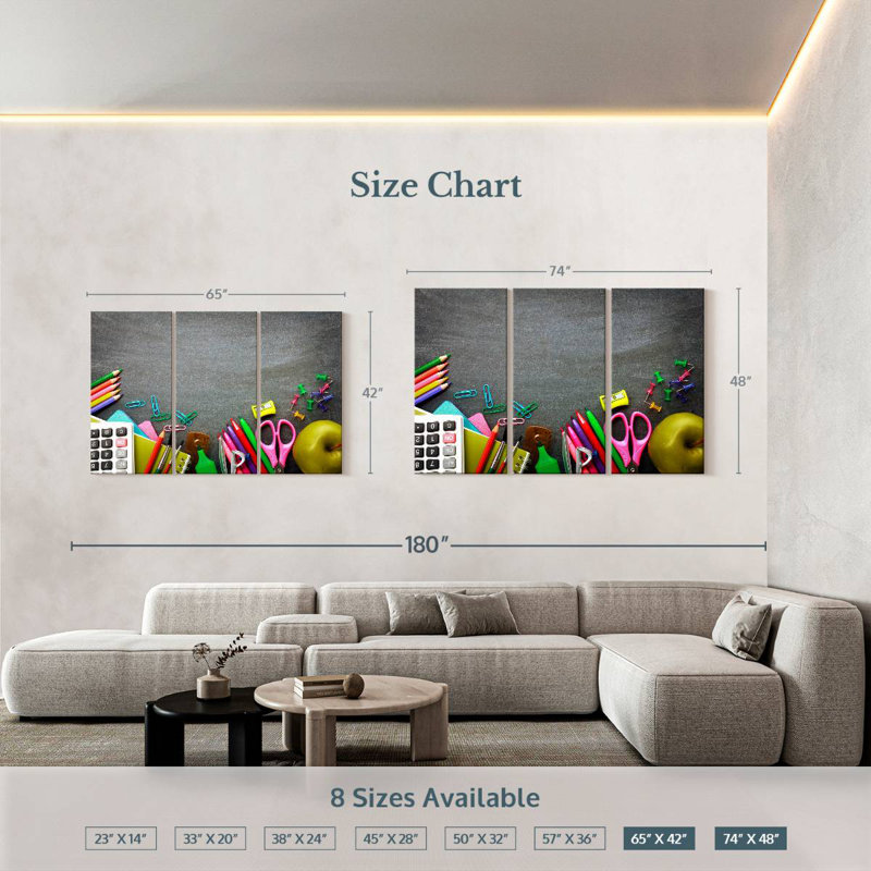 Senne Back To School Concept, 42" H x 65" W