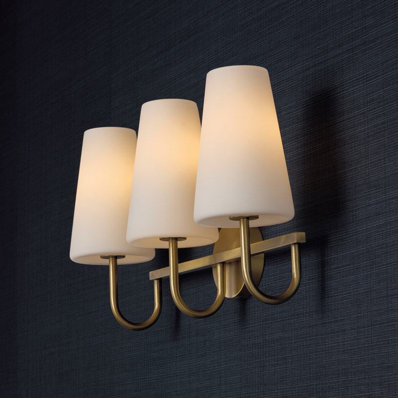 Averitt 3 - Light Dimmable Vanity Light, Aged Brass