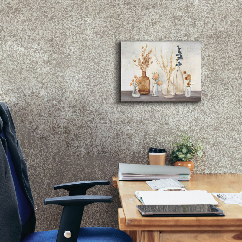 «Autumn Greenhouse 1 Amber» par Julia Purinton, art mural sur toile, 16 po x 12 po, H 12 po x l 16 po x P 0,75 po