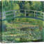 «The Water Lily Pond» par Claude Monet, reproduction d'art sur toile tendue-56497626