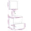 Ranlo Bathroom Storage Furniture Set-2067095008