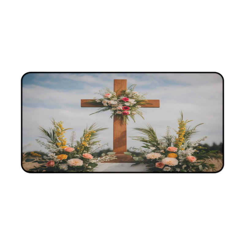 Polyester Desk Pad, 31.5x15.5