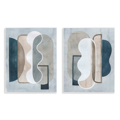  «Wavy Retro Contemporary Wall Art» par Grace Popp