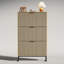 Armoire de rangement pour chaussures 18 paires avec 3 tiroirs rabattables-2054452680