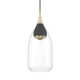 Demetra Single Light Glass Dimmable LED Pendant